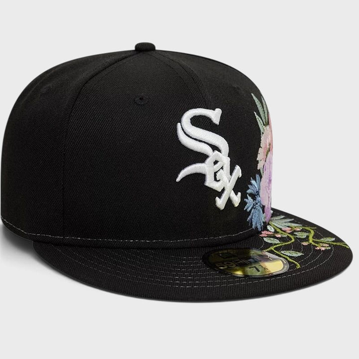 New Era MLB Floral 59Fifty C White Sox black