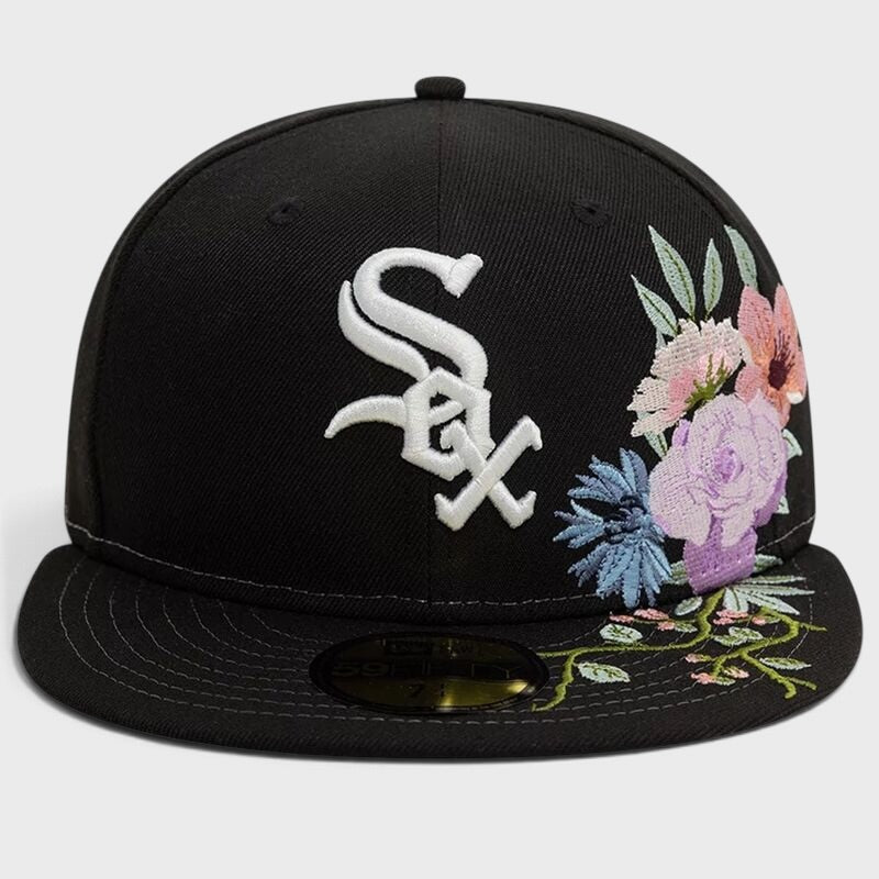 New Era MLB Floral 59Fifty C White Sox black