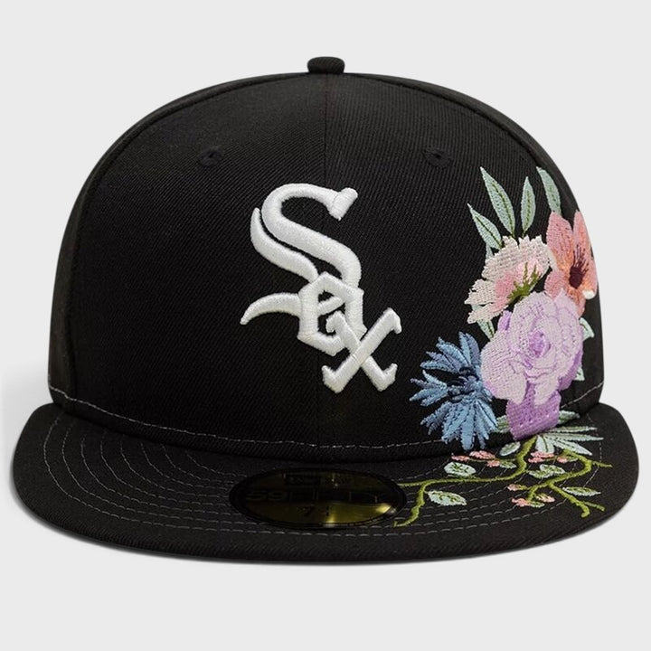 New Era MLB Floral 59Fifty C White Sox black