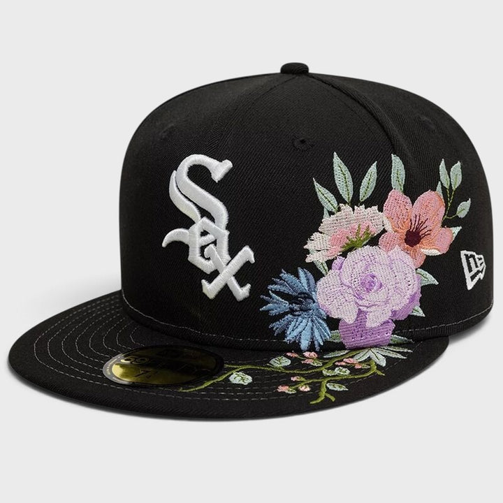 New Era MLB Floral 59Fifty C White Sox black