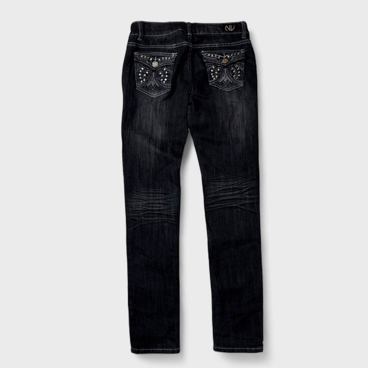 NV Womens Y2K Jeans Skinny black 7 - Shop-Tetuan