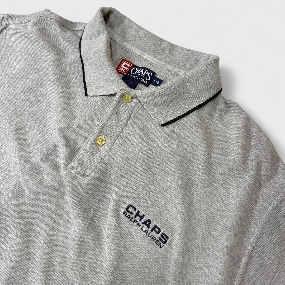 Chaps Ralph Lauren Vintage Polo grey L - Shop-Tetuan
