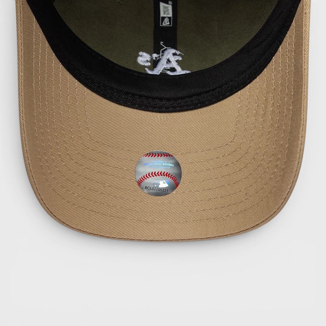 New Era MLB Washed Contrast 9Twenty cap Atheltics olive/khaki - Shop-Tetuan