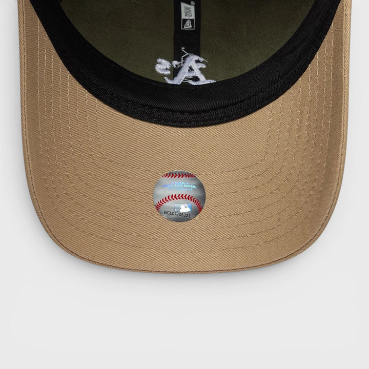 New Era MLB Washed Contrast 9Twenty cap Atheltics olive/khaki - Shop-Tetuan