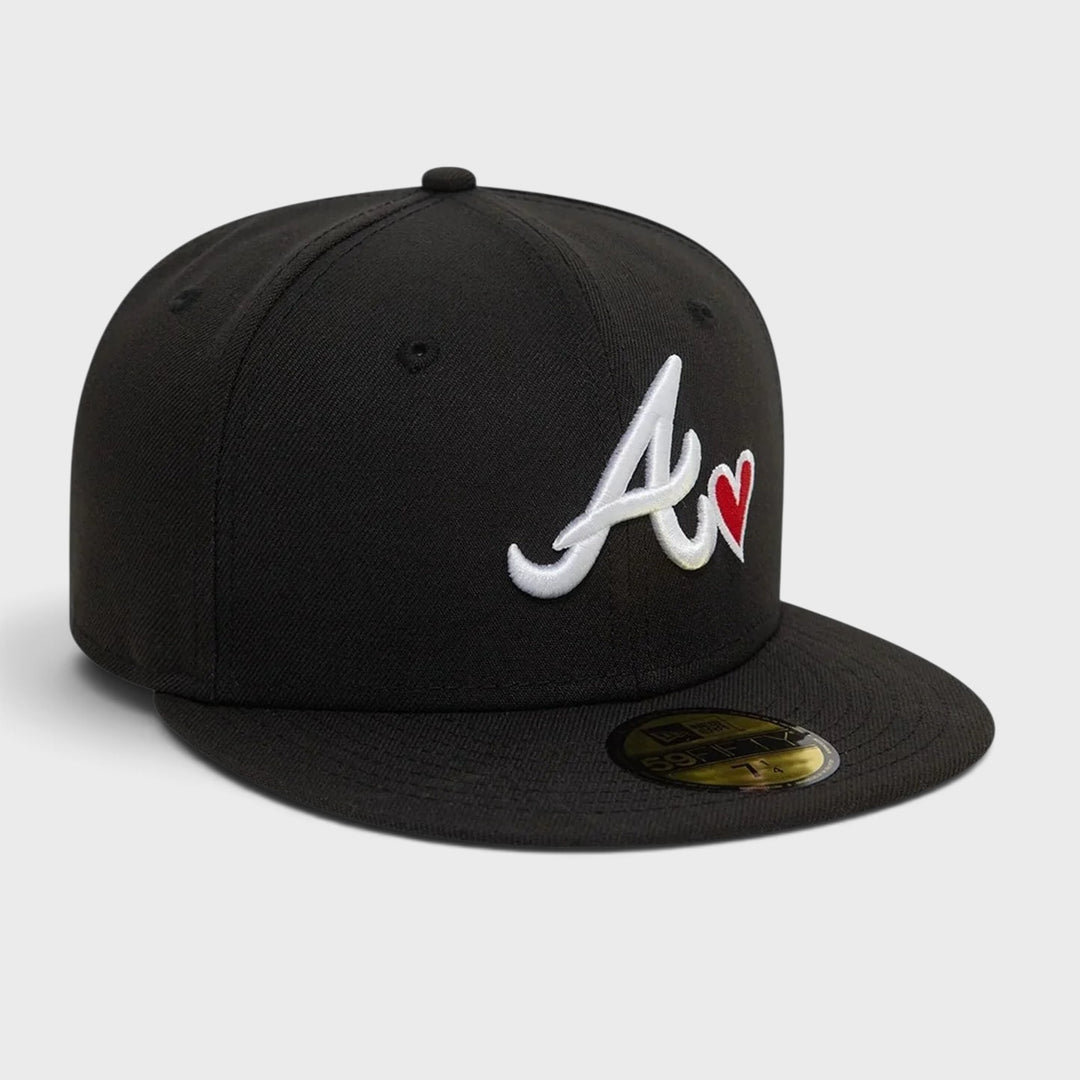New Era MLB Heart Icon 59Fifty A Braves black