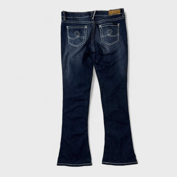 Seven 7 Womens Y2K Jeans Skinny Slim Bootcut dark denim 10 - Shop-Tetuan