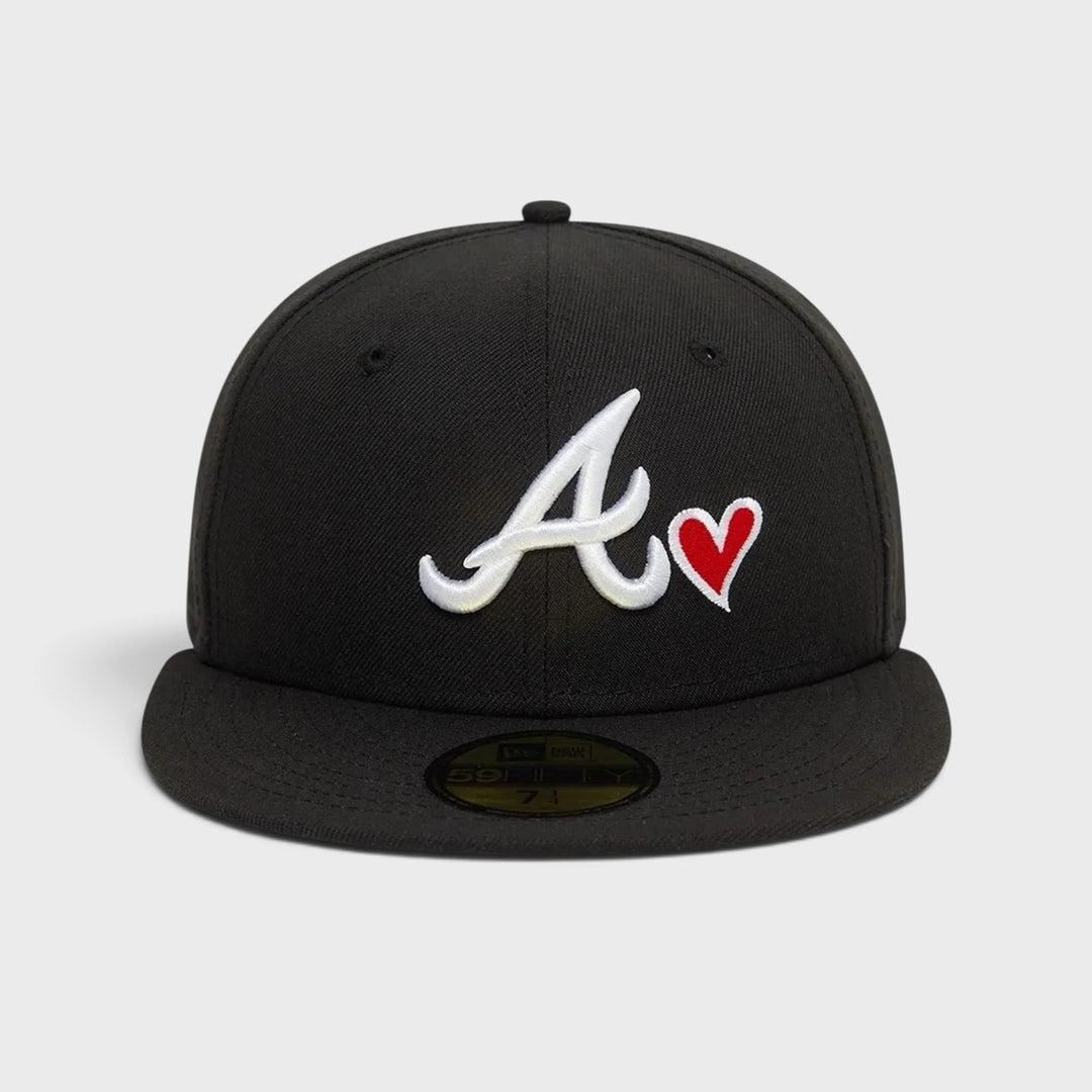 New Era MLB Heart Icon 59Fifty A Braves black