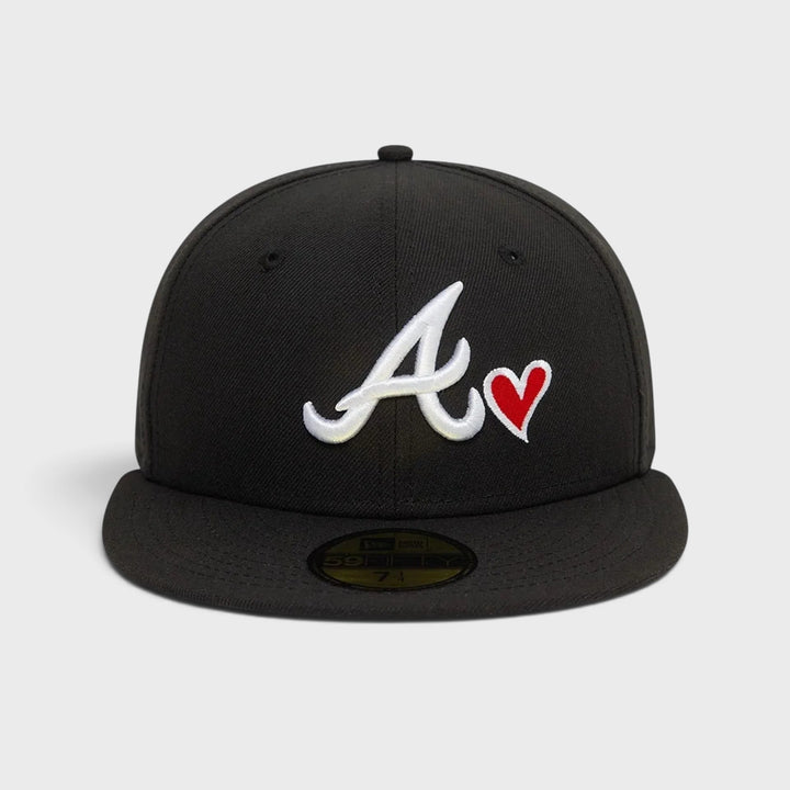 New Era MLB Heart Icon 59Fifty A Braves black