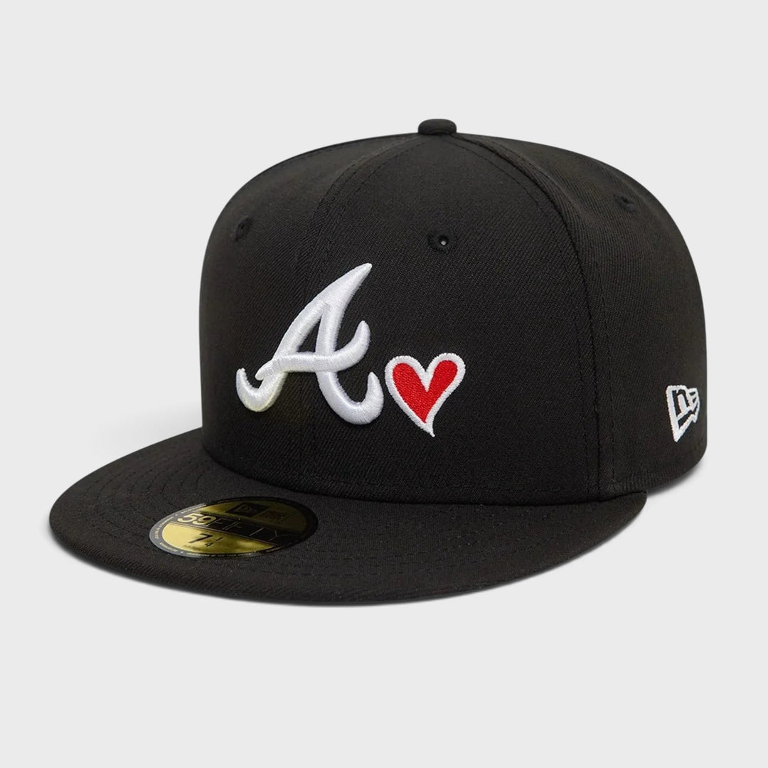 New Era MLB Heart Icon 59Fifty A Braves black