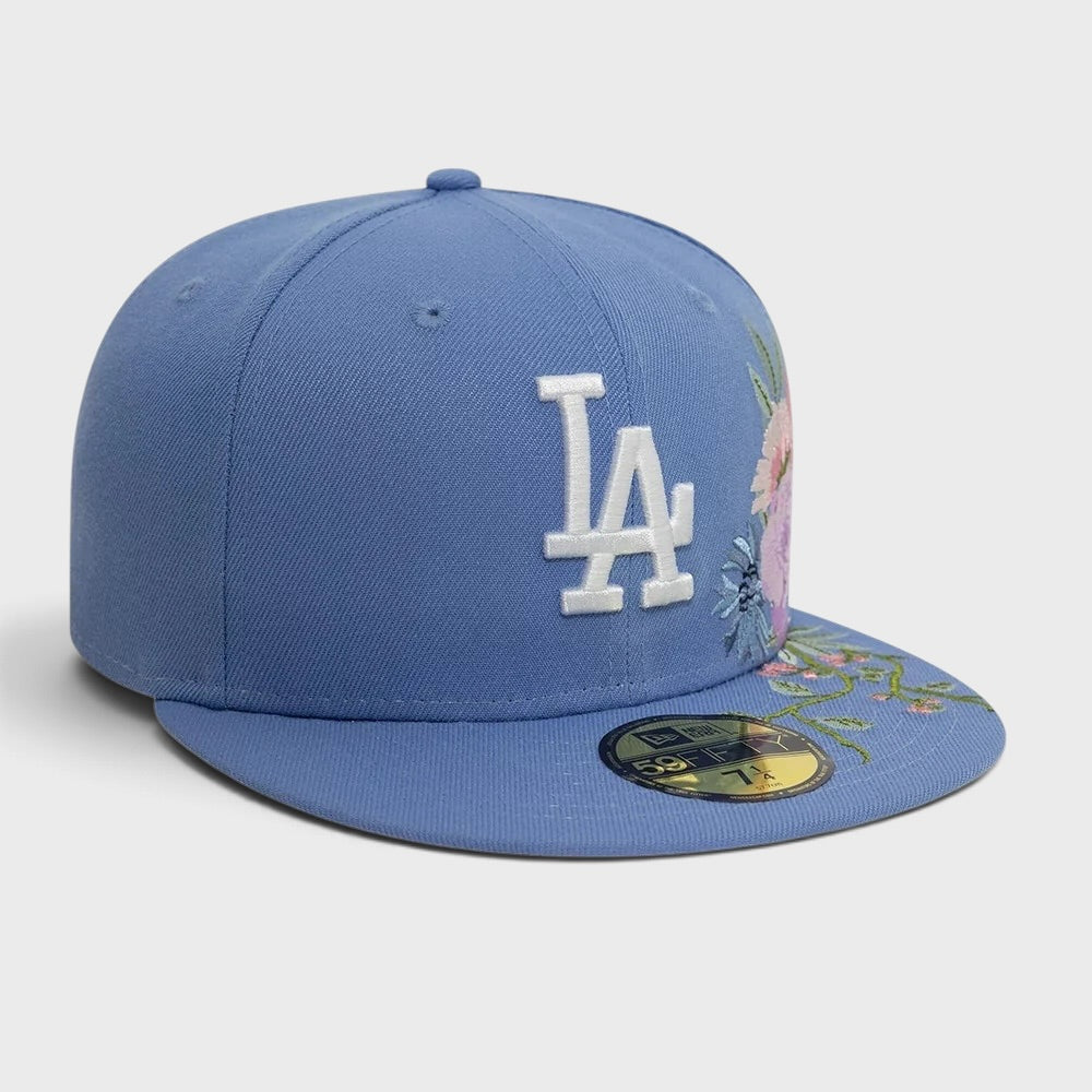 New Era MLB Floral 59Fifty LA Dodgers skyblue
