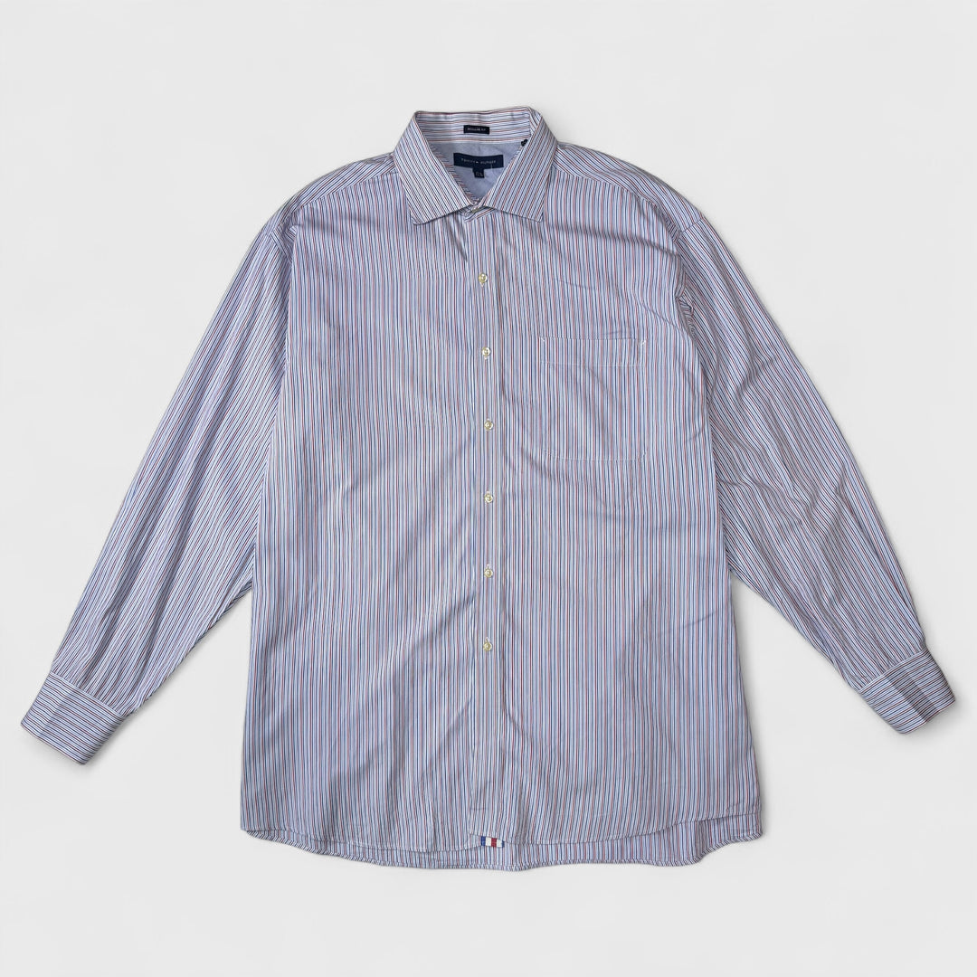 Tommy Hilfiger Shirt blue/red 2XL - Shop-Tetuan