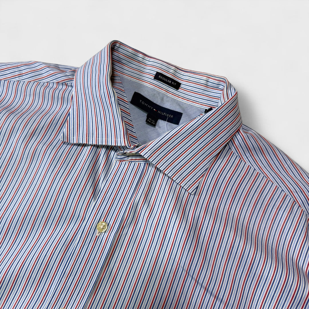 Tommy Hilfiger Shirt blue/red 2XL - Shop-Tetuan