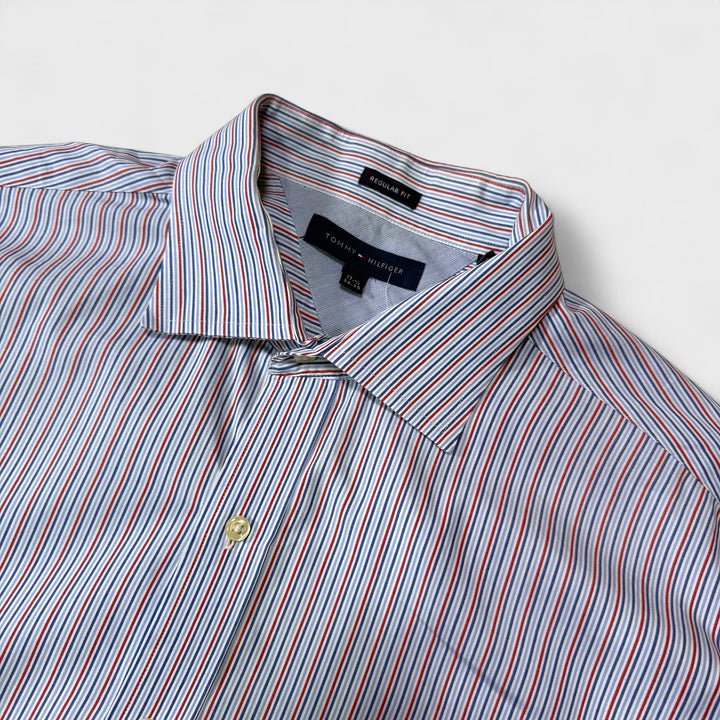 Tommy Hilfiger Shirt blue/red 2XL - Shop-Tetuan