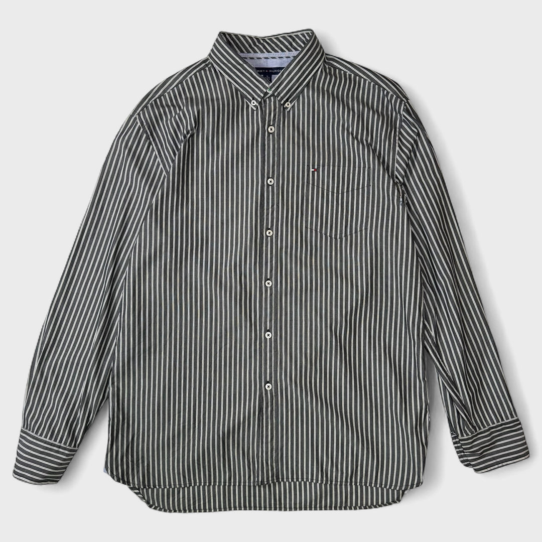 Tommy Hilfiger Custom Fit Shirt black XL - Shop-Tetuan