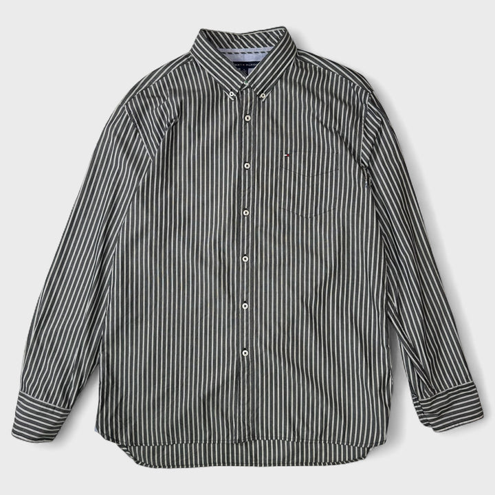 Tommy Hilfiger Custom Fit Shirt black XL - Shop-Tetuan