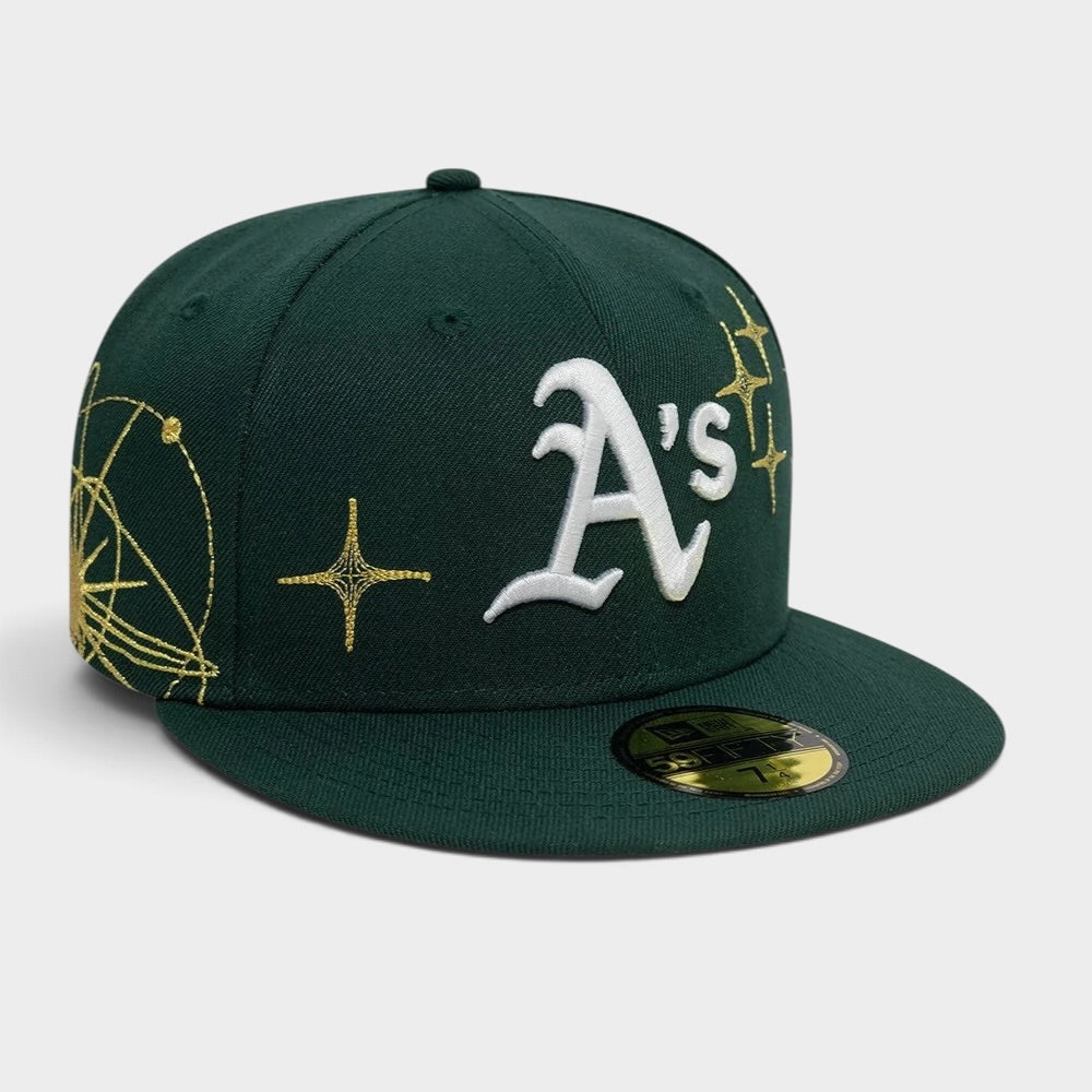 New Era MLB Zodiac 59Fifty O Athletics green