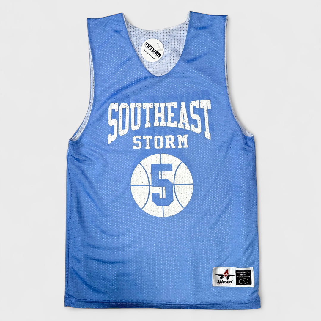 Alleson Athletic Southeast Storm #5 Reversible Basketball Jersey babyblue S - Shop-Tetuan