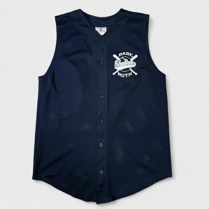 Teamwork Athletic Apparel Babe Ruth Shelton Baseball jersey navy XL - Shop-Tetuan