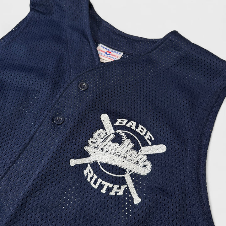 Teamwork Athletic Apparel Babe Ruth Shelton Baseball jersey navy XL - Shop-Tetuan