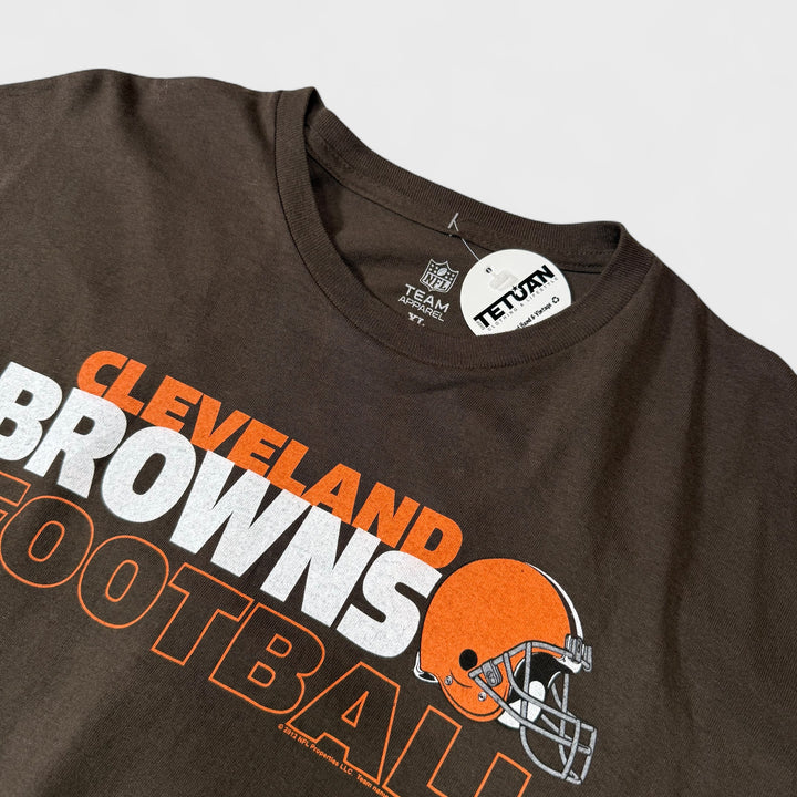 Team Apparel NFL Cleveland Browns Football tee brown XL - Shop-Tetuan
