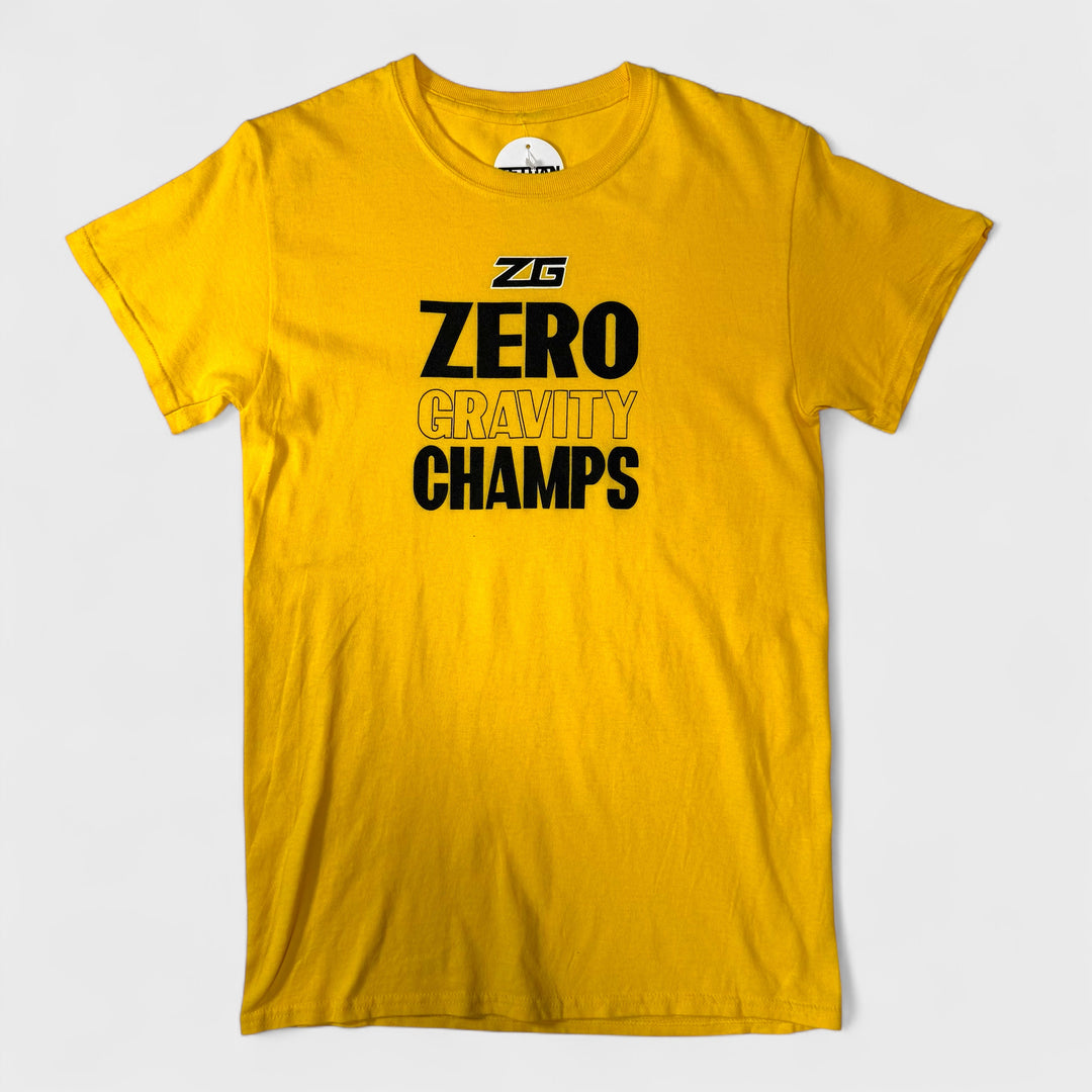 ZG Zero Gravity Champs tee yellow M - Shop-Tetuan