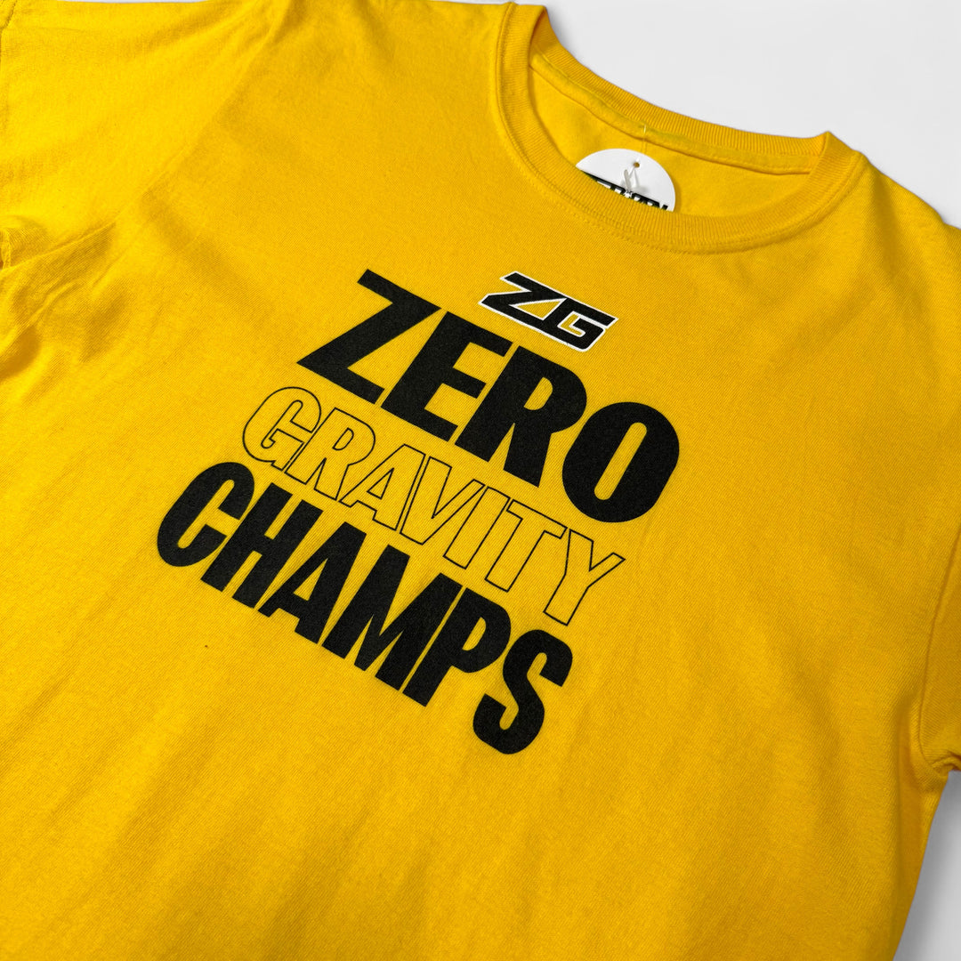 ZG Zero Gravity Champs tee yellow M - Shop-Tetuan