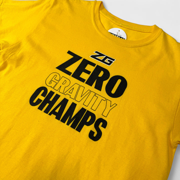ZG Zero Gravity Champs tee yellow M - Shop-Tetuan