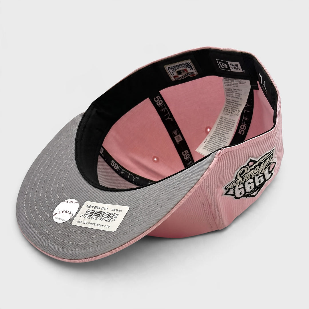 New Era MLB 1999 World Series 59Fifty NY Yankees pink