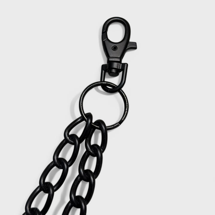 Double Metal Chain Heavyweight With Double Hooks black - Shop-Tetuan