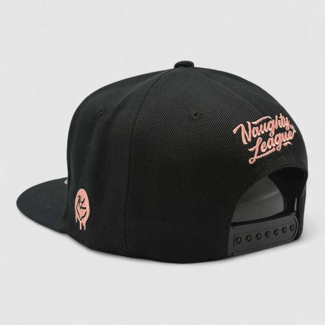 Naughty League New York Notorious Pigs snapback black/pink