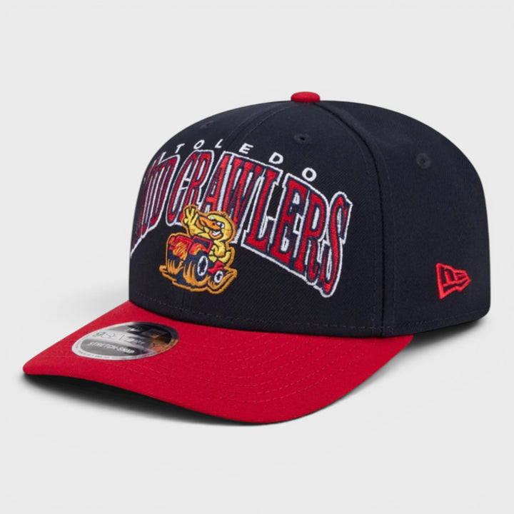 New Era Theme Night Wordmark 9Seventy Stretch-Snap Toledo Mud Crawlers navy/red - Shop-Tetuan
