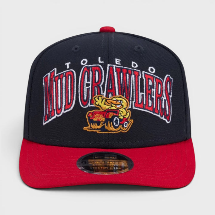 New Era Theme Night Wordmark 9Seventy Stretch-Snap Toledo Mud Crawlers navy/red - Shop-Tetuan