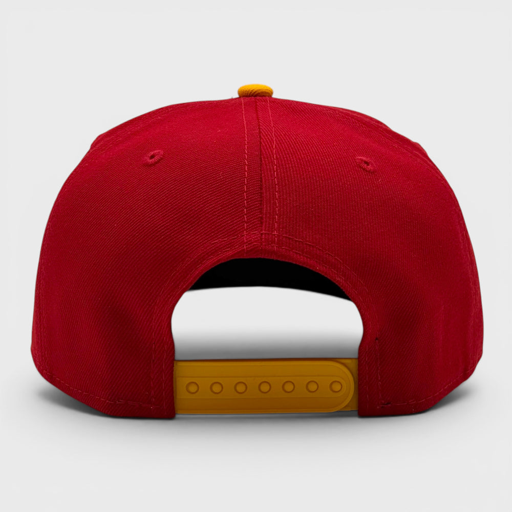 New Era Theme Night Wordmark 9Seventy Stretch-Snap Hudson Valley Retrievers red/yellow - Shop-Tetuan