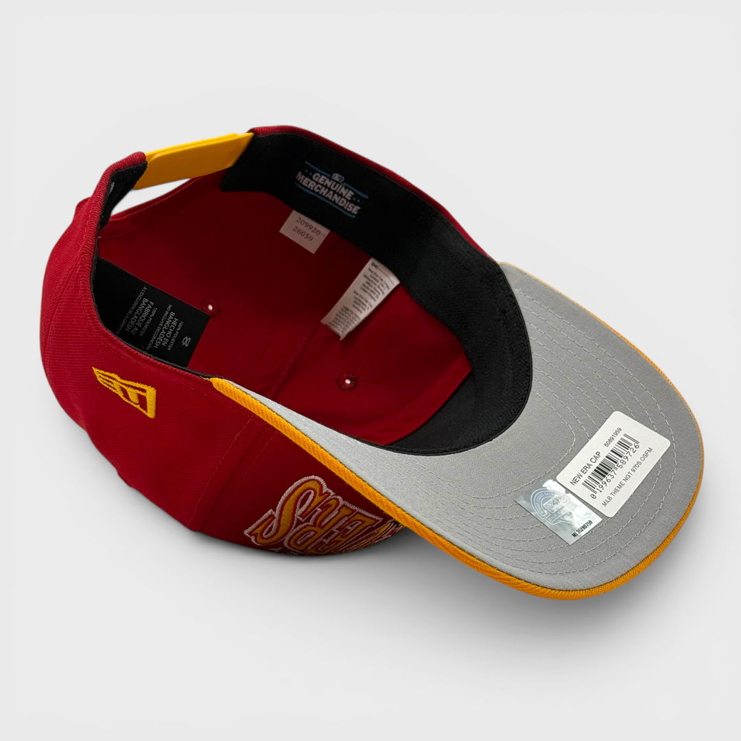 New Era Theme Night Wordmark 9Seventy Stretch-Snap Hudson Valley Retrievers red/yellow - Shop-Tetuan
