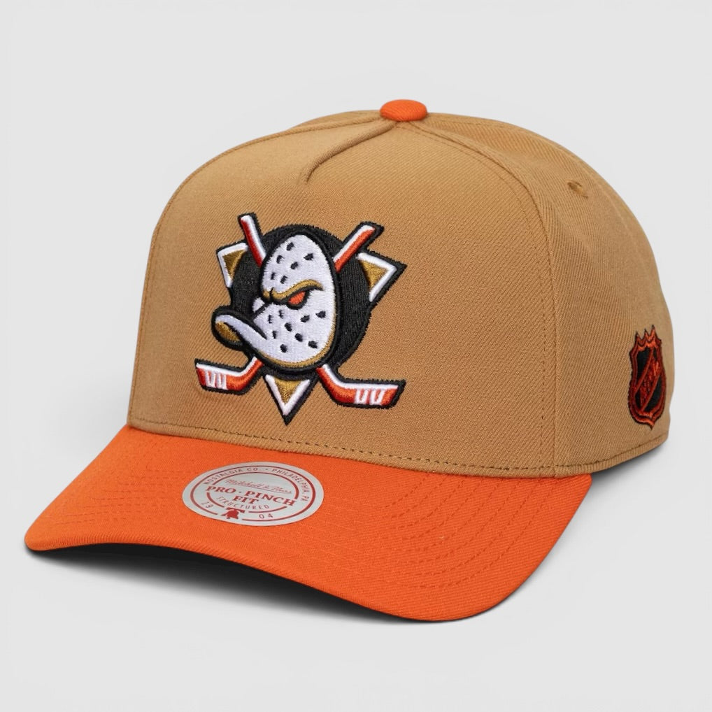 Mitchell &amp; Ness NHL Legendary Home Pro Snapback A Ducks Gold - Shop-Tetuan