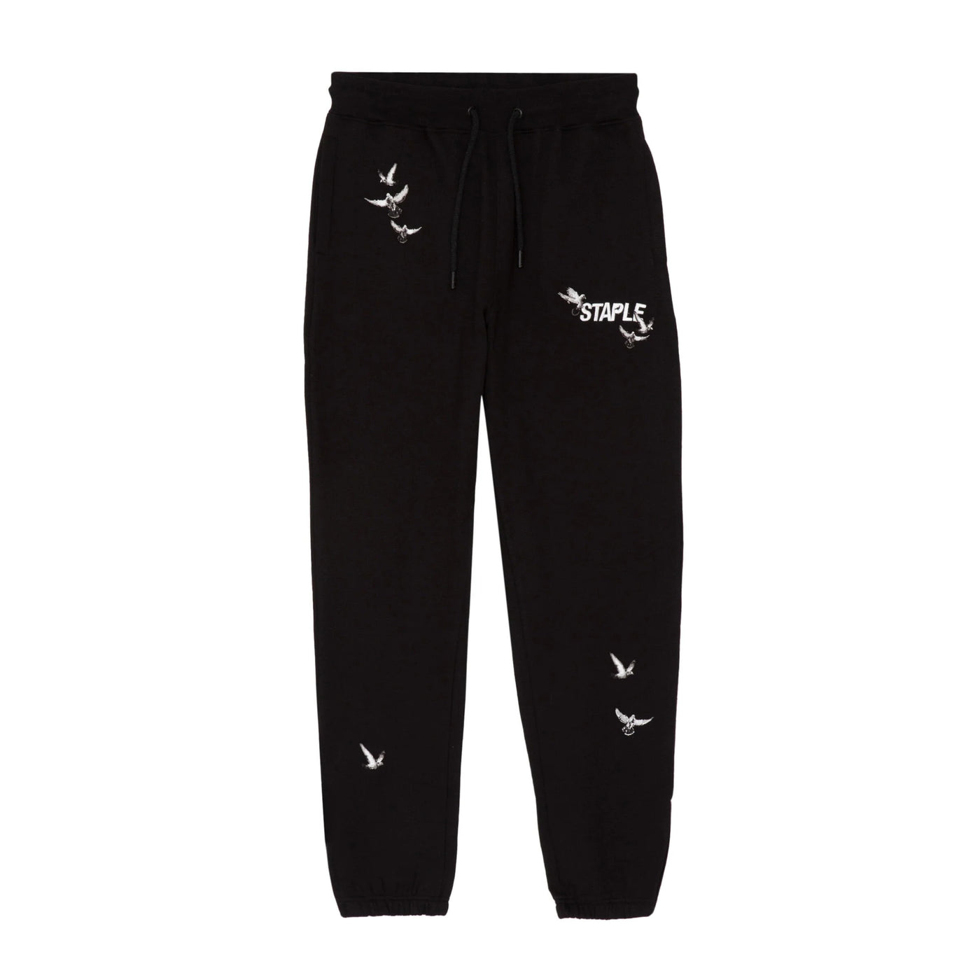 Staple Flock Logo sweatpants black - Shop-Tetuan
