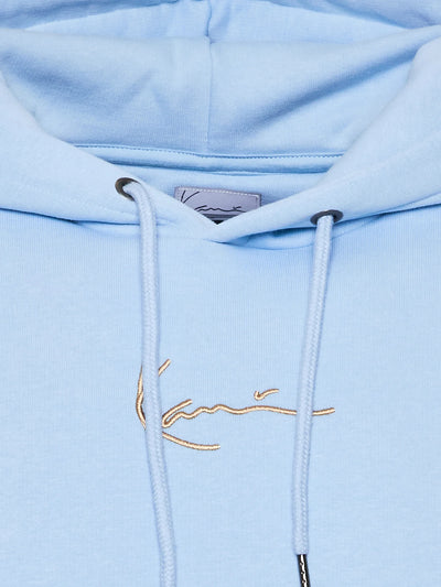 Karl Kani Small Signature OS hoodie light blue - Shop-Tetuan