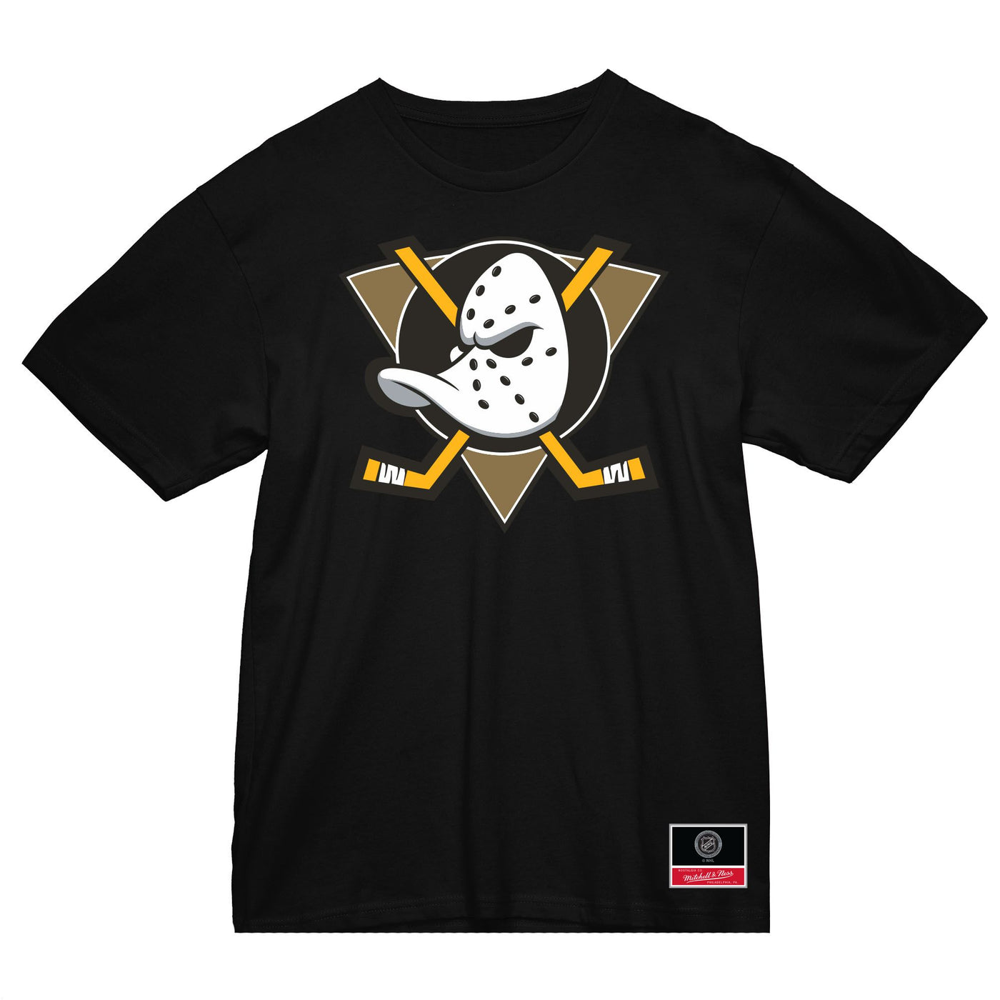 Mitchell & Ness NHL Team Logo tee A Ducks black - Shop-Tetuan