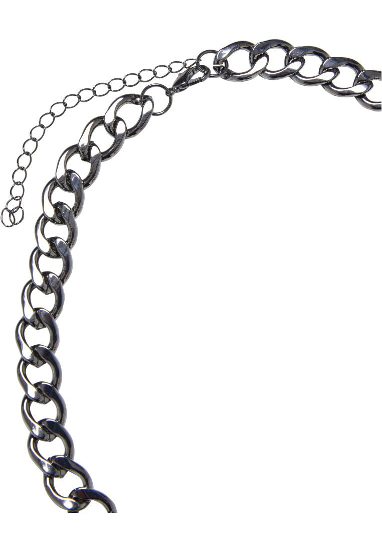 Urban Classics Big Chain Necklace gunmetal - Shop-Tetuan