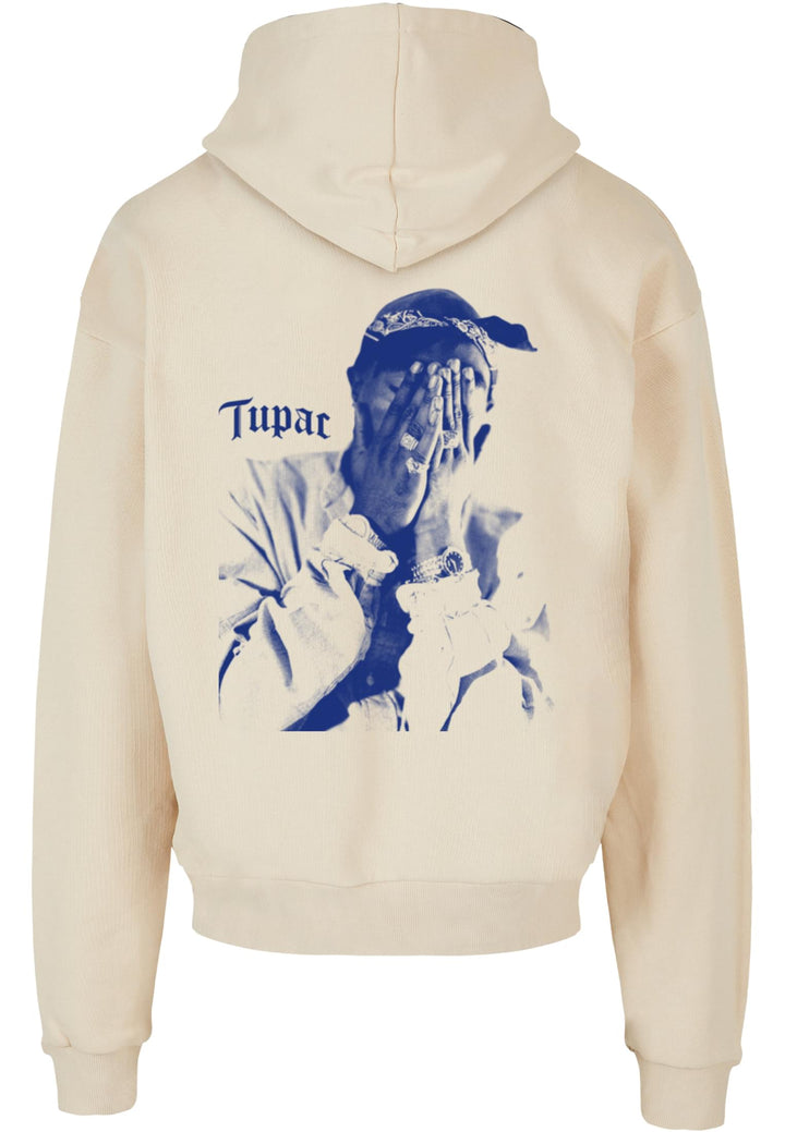 Mister 2Pac Me against the World Ultra Heavy Oversize Hoodie sand - Shop-Tetuan