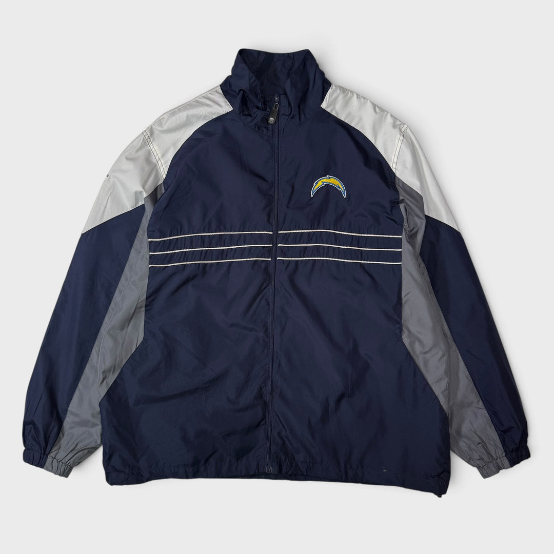 Reebok Team Apparel NFL Los Angeles Charges Windbreaker navy/grey XL - Shop-Tetuan