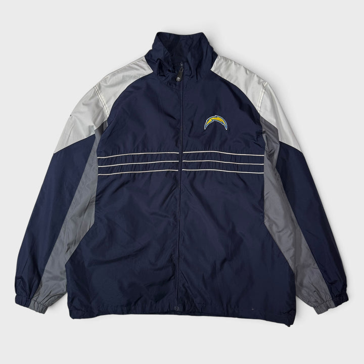 Reebok Team Apparel NFL Los Angeles Charges Windbreaker navy/grey XL - Shop-Tetuan