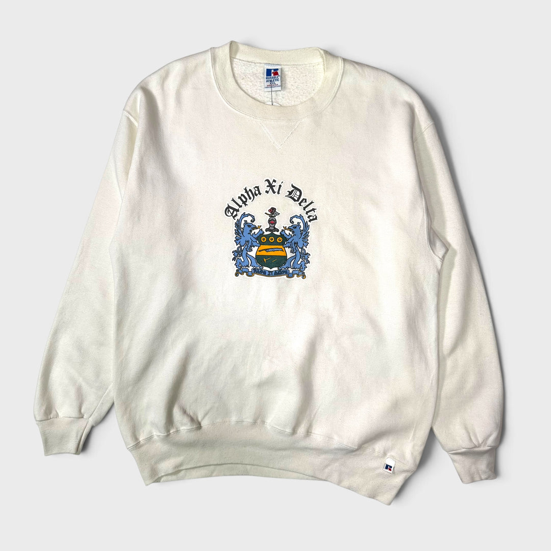 Russell Athletic Alpha Xi Delta crewneck white XXL - Shop-Tetuan