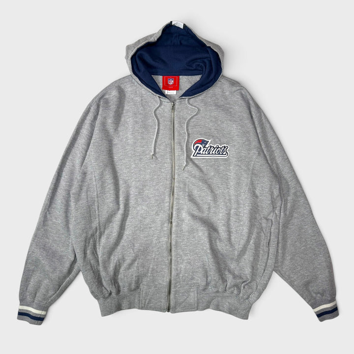 NFL New England Patriots Zip Hoodie grey M - Shop-Tetuan