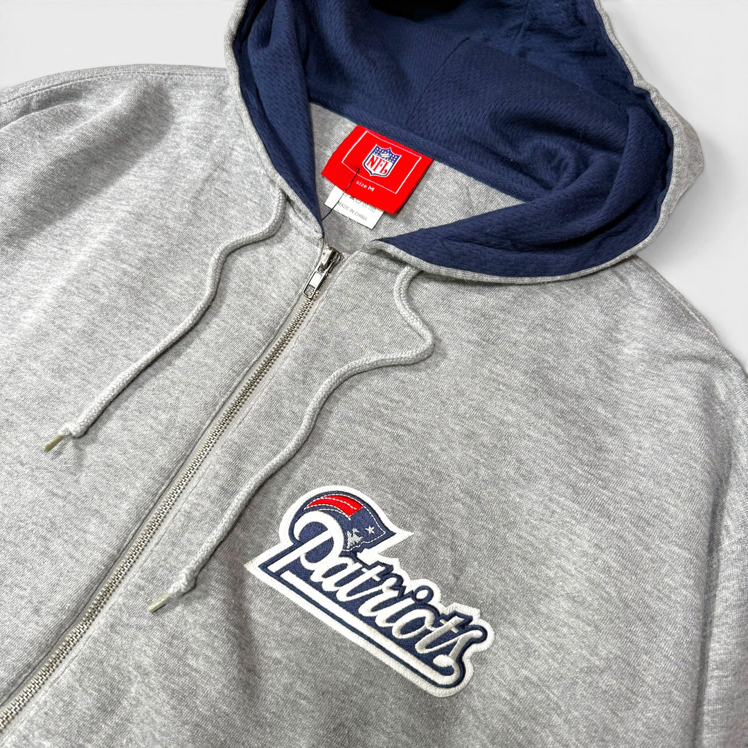 NFL New England Patriots Zip Hoodie grey M - Shop-Tetuan