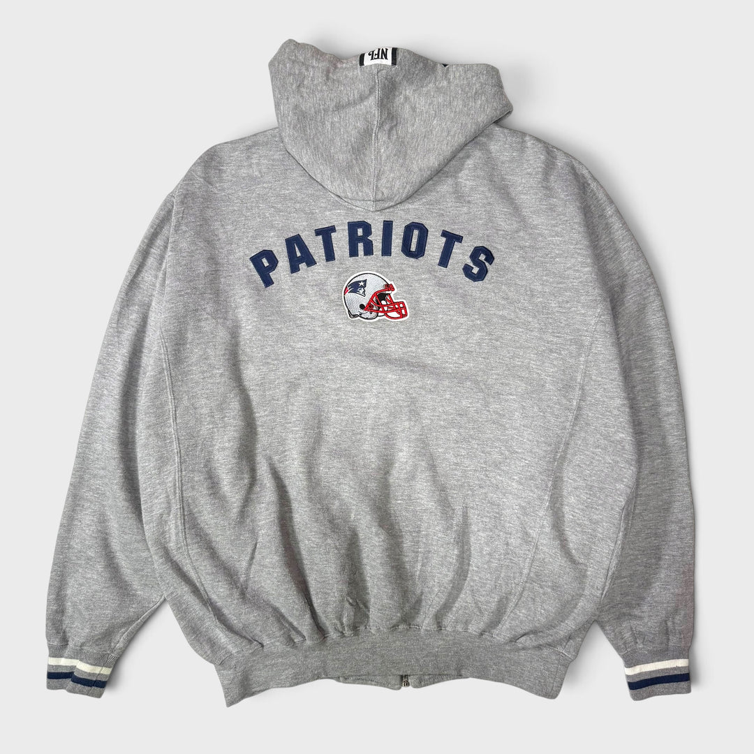 NFL New England Patriots Zip Hoodie grey M - Shop-Tetuan