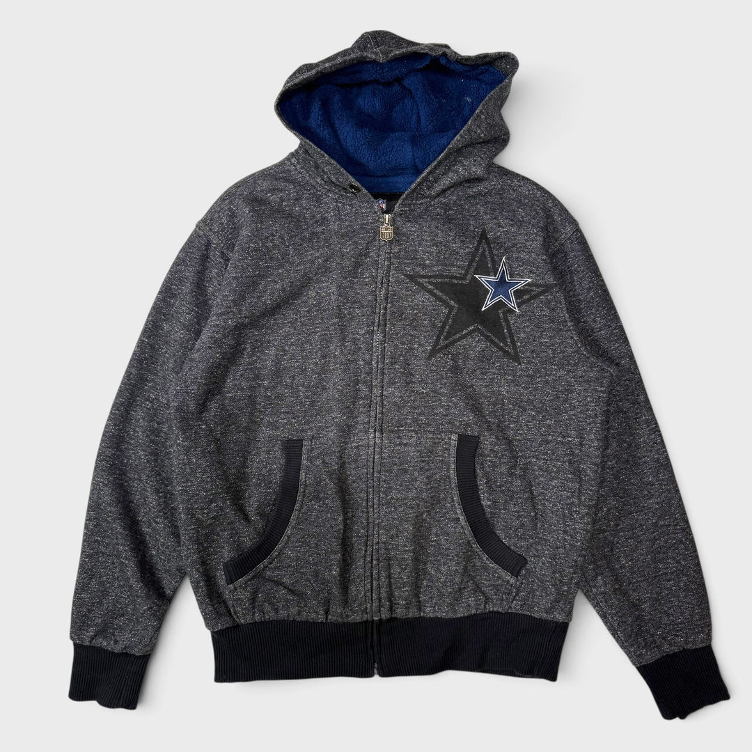 NFL PRO Line Dallas Cowboys Sherpa Zip Hoodie grey M - Shop-Tetuan