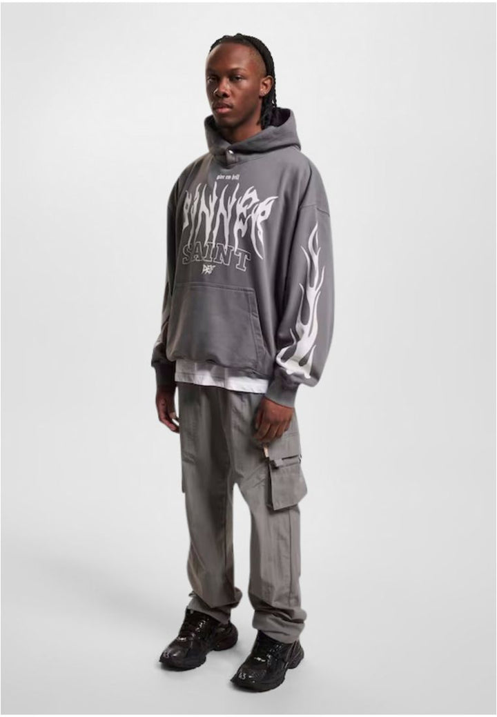 DEF Saint Hoody anthracite washed - Shop-Tetuan