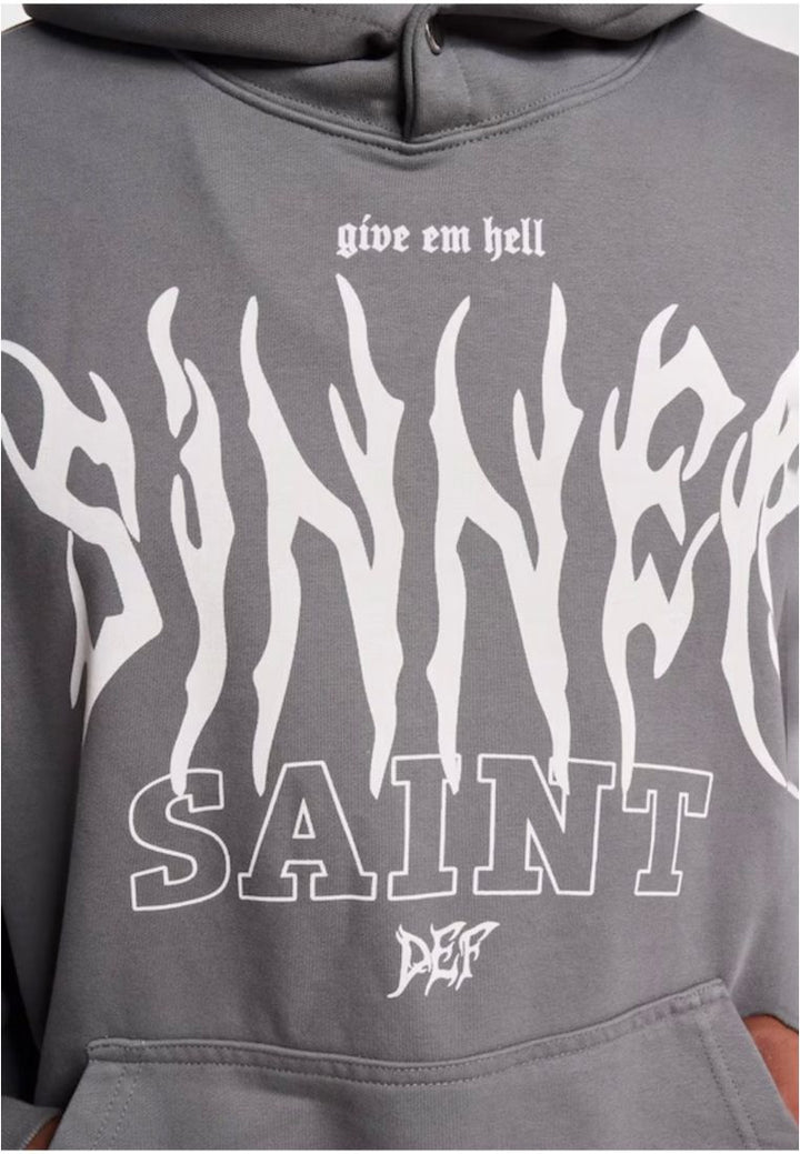 DEF Saint Hoody anthracite washed - Shop-Tetuan