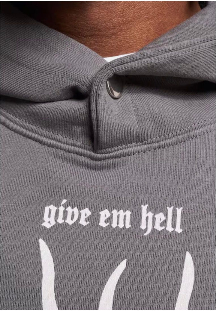 DEF Saint Hoody anthracite washed - Shop-Tetuan